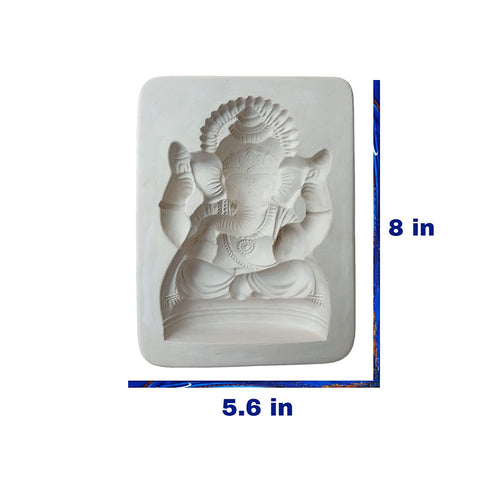 Ganesha Making Mold/Mould, Hight 8 inch 480GMS